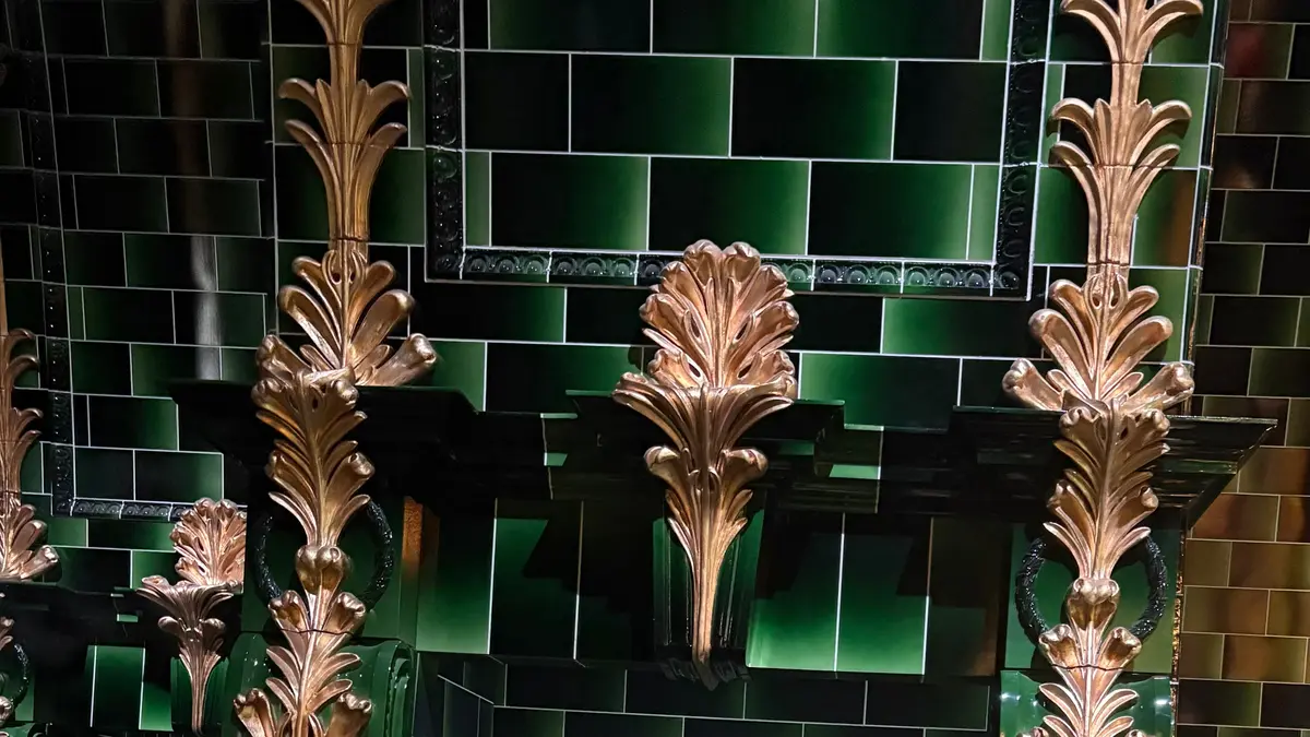 ツアー中：暖炉