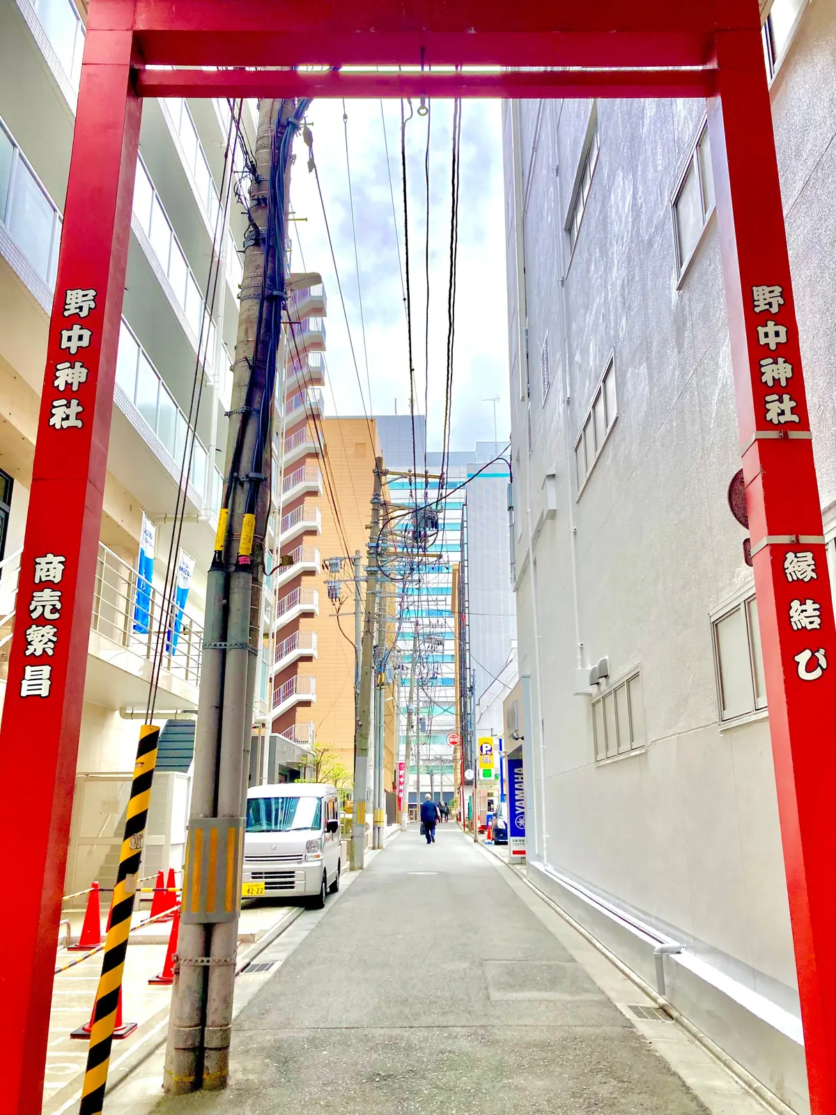 鳥居　野中神社　