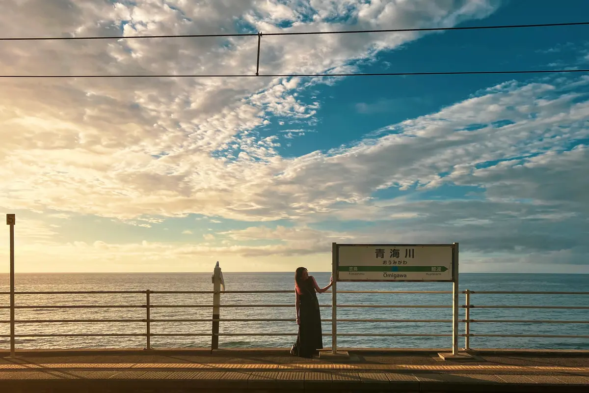 【日本海に最も近い駅】ブルーが広がるフォの画像_1