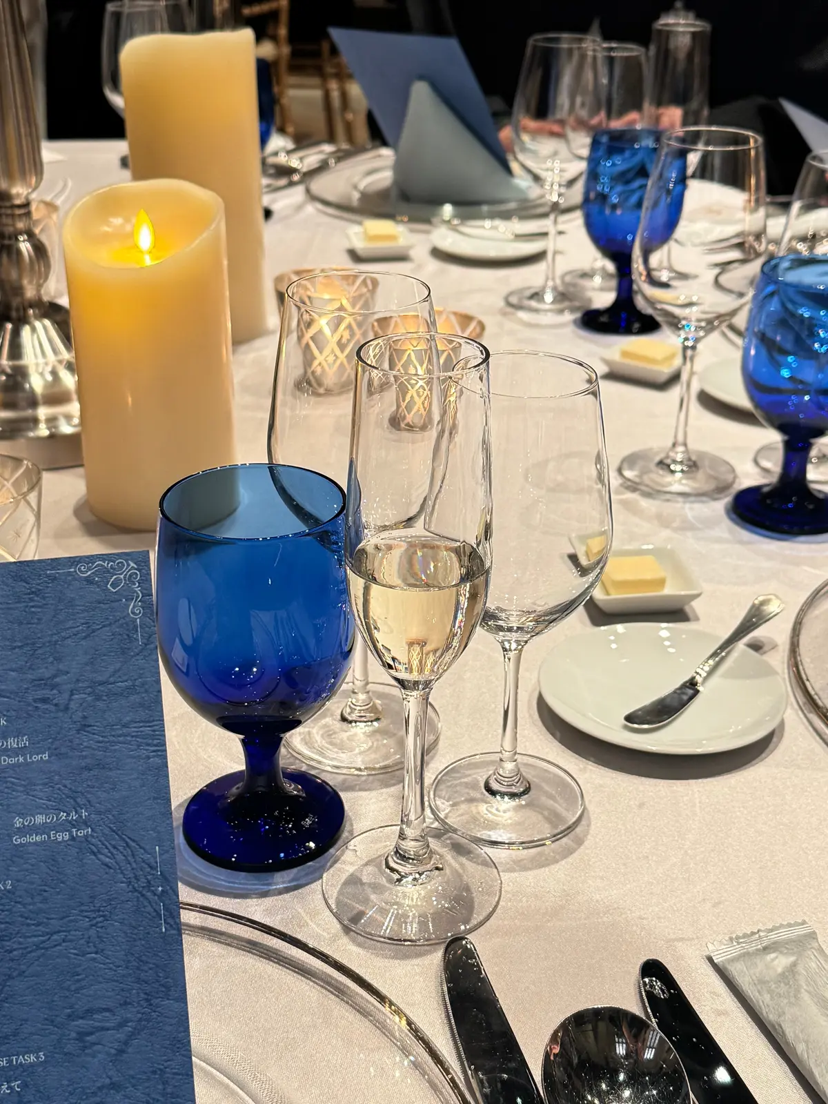 ホグワーツディナー乾杯。ドリンクグラス