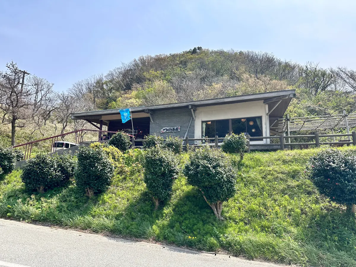石川県珠洲市にある食堂「つばき茶屋」です。元旦に起きた能登半島地震、9月に起きた奥能登豪雨を経て、営業再開されました。