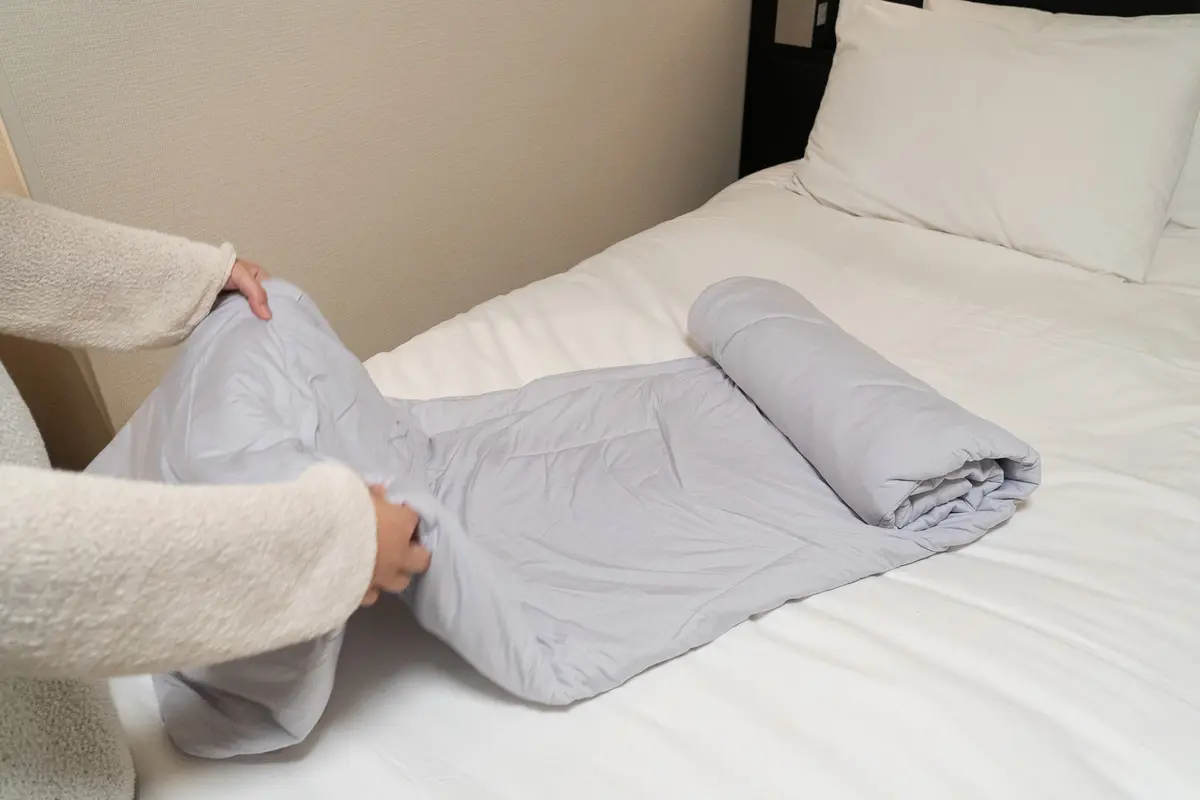 【使ってみた】夏の睡眠の新常識！夏用肌掛の画像_4