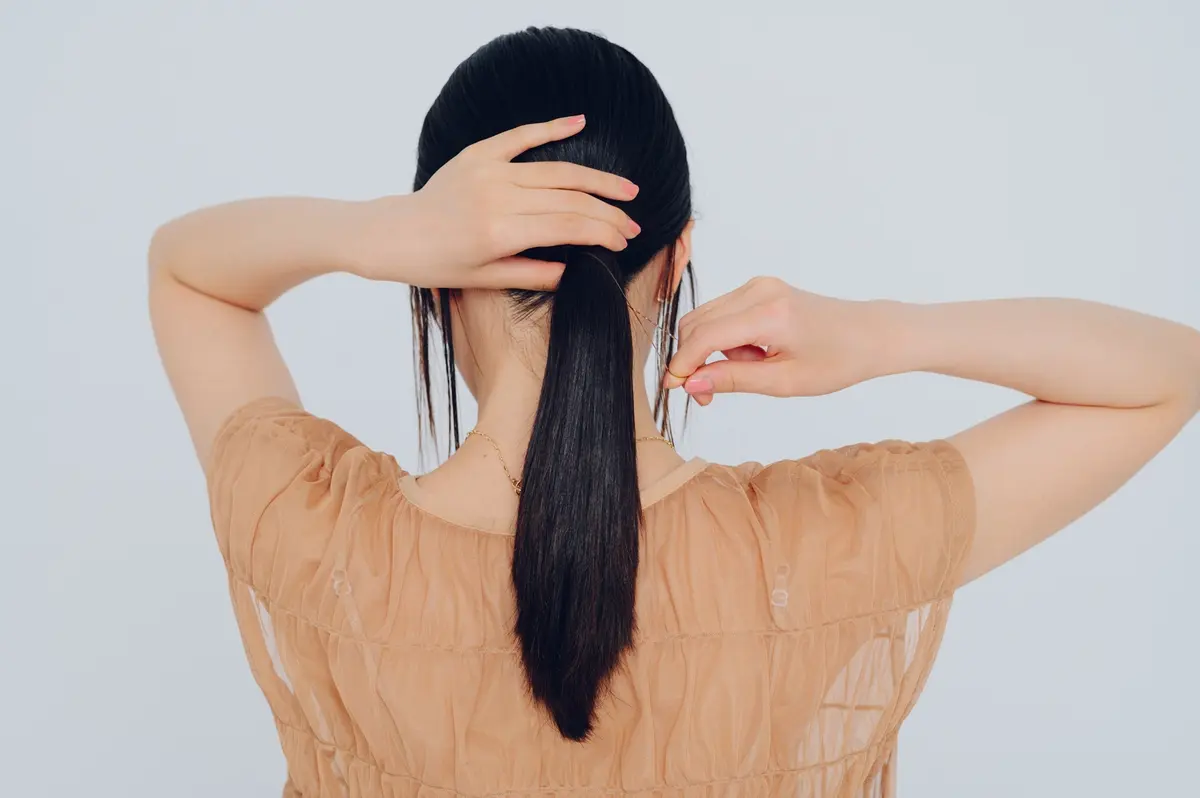 ヘアアレンジカット　バックショット