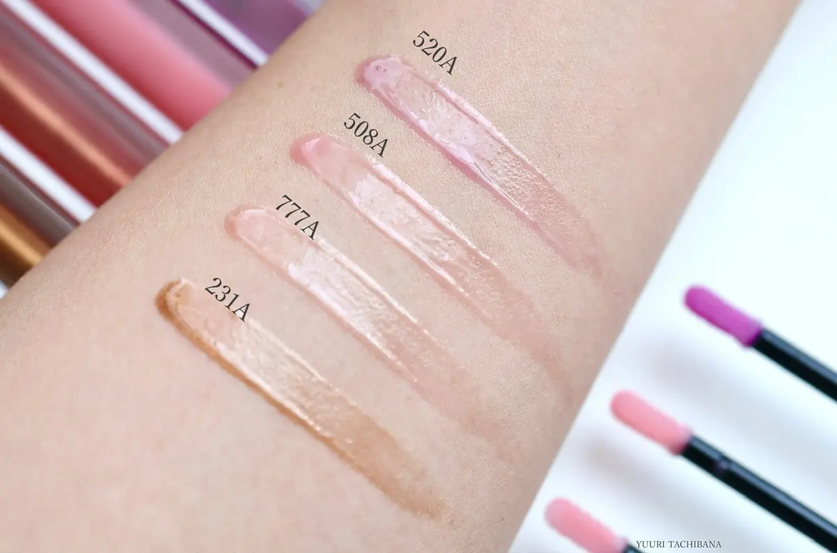 NARS アフター グロー リップオイル　スウォッチ