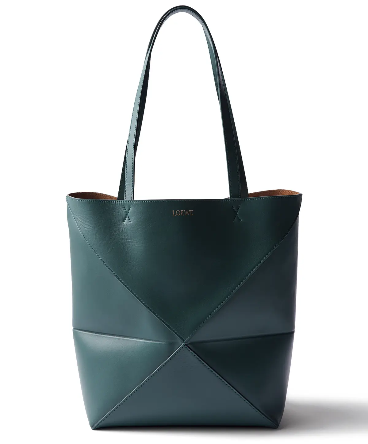 ロエベ「パズルトート」グリーン