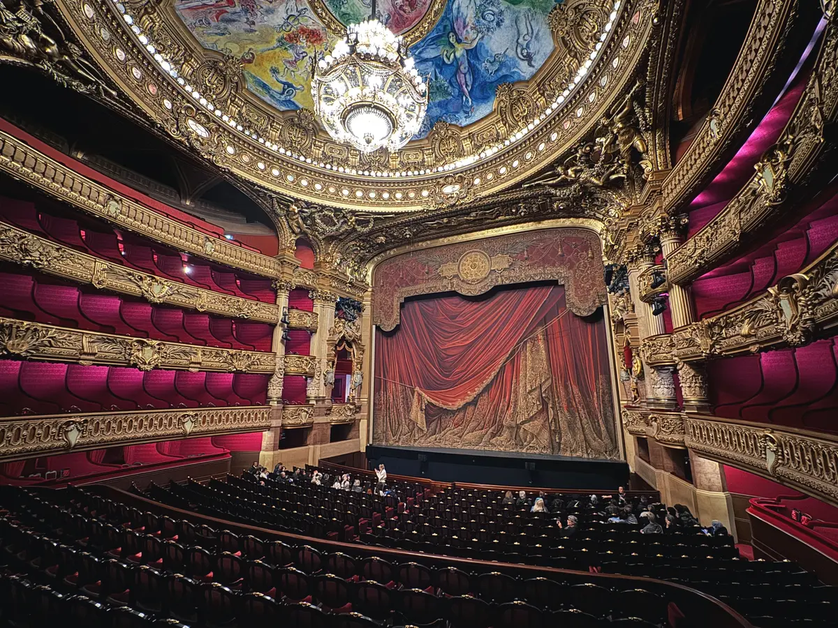 オペラ座ガルニエの観客席