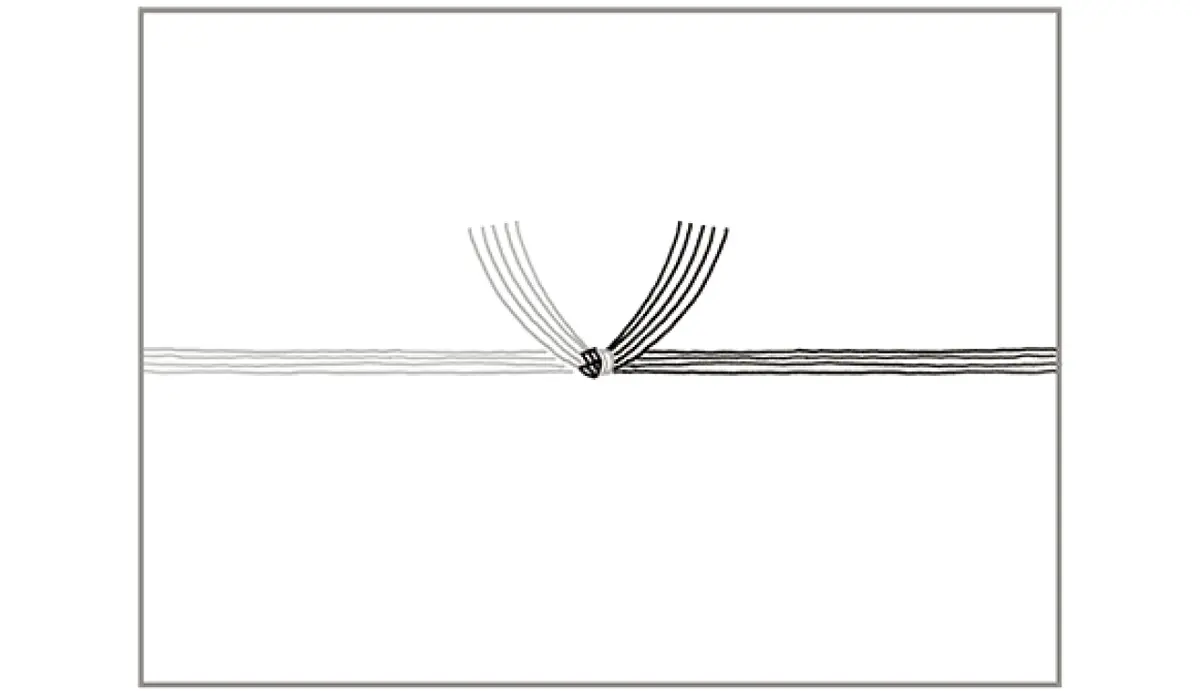 のし　黒白結び切り