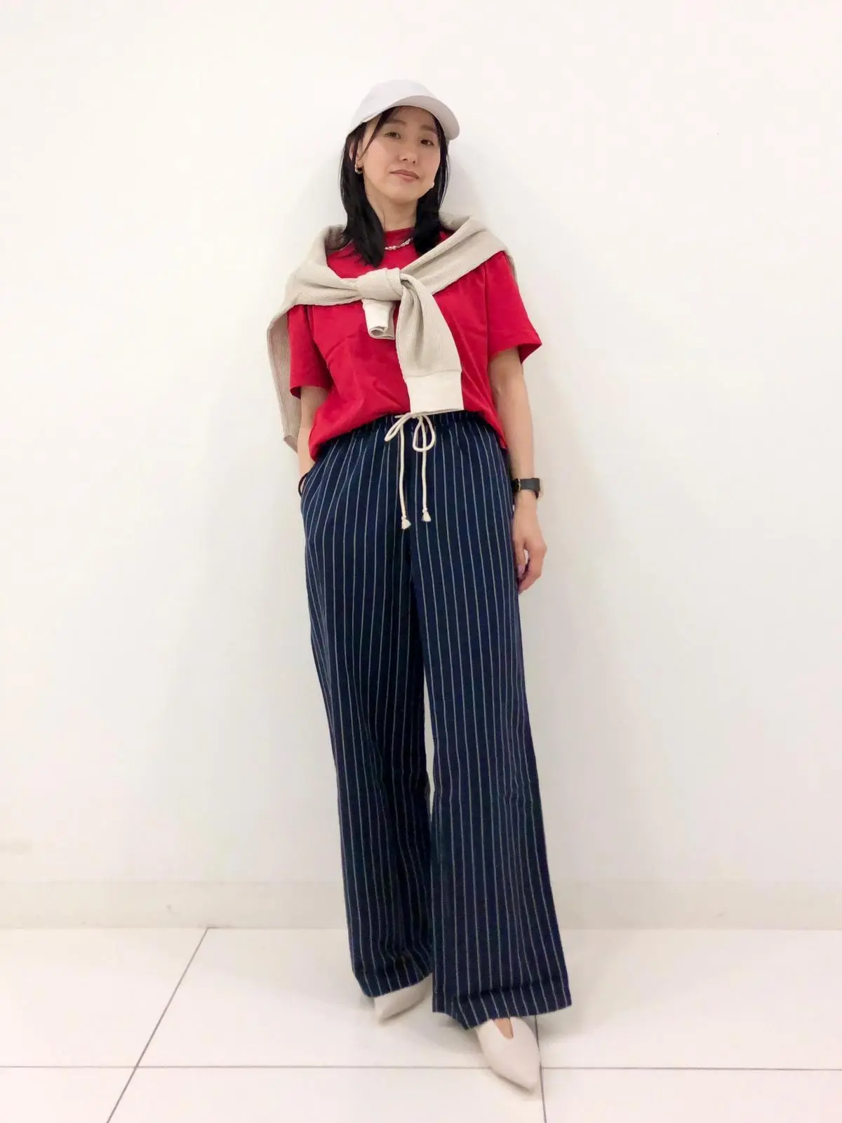 ユニクロ　パンツコーデ