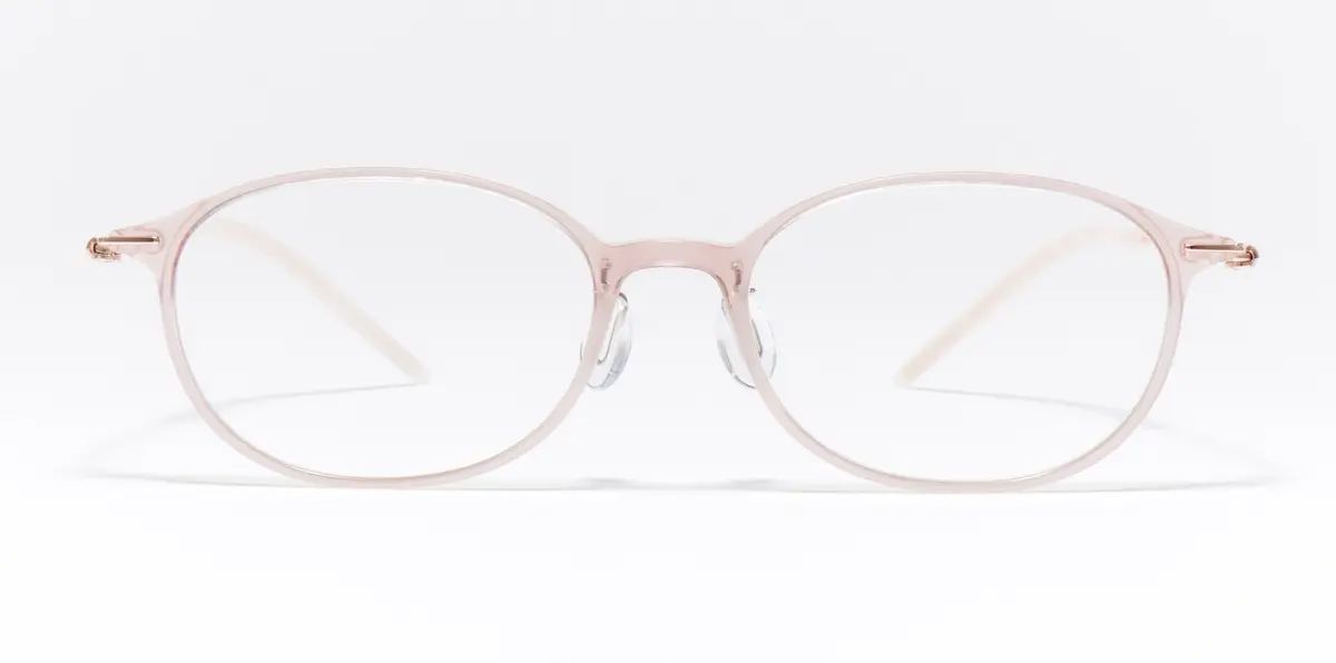 JINS　オーバルフレームメガネ　	LUF-20A-067