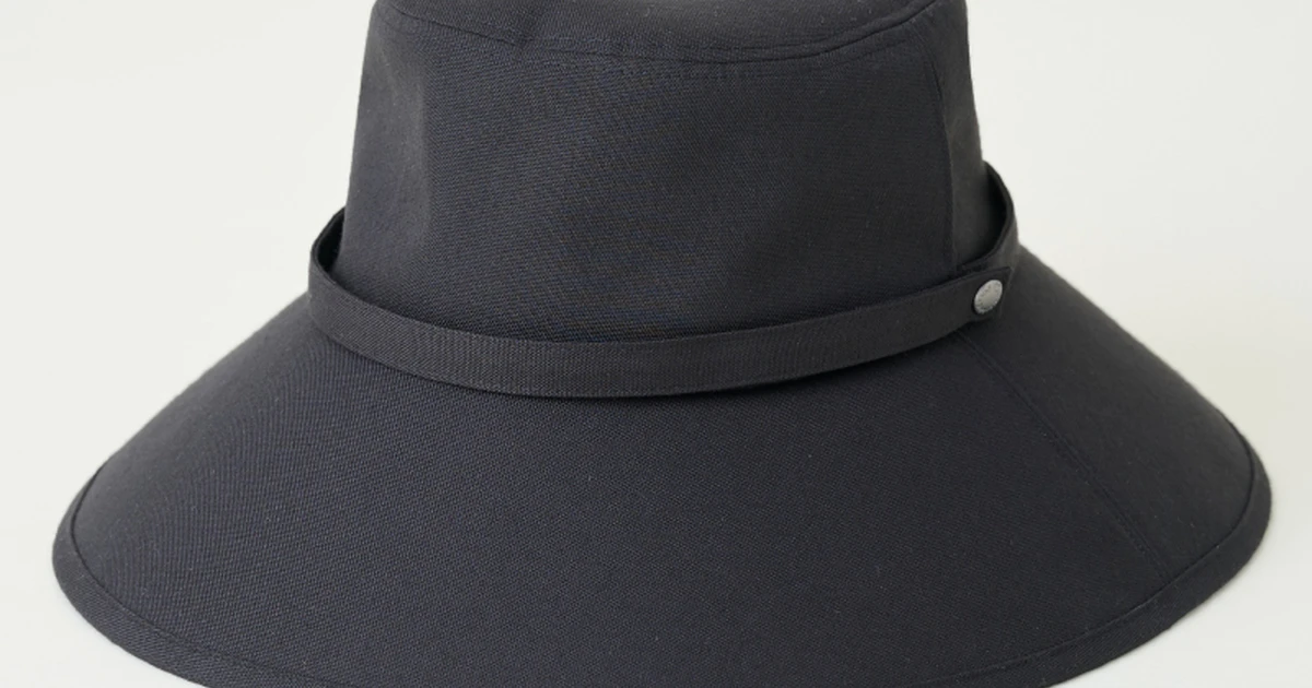 サンバリア ワイドハット + plus(ブラック) 日傘がわりに