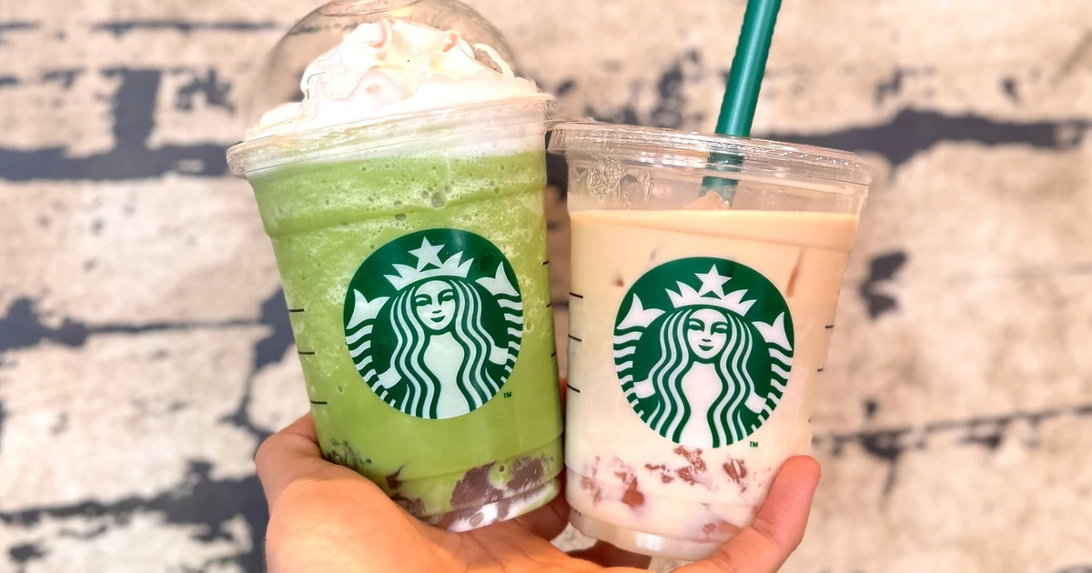 スタバ 新作レポ】「ほうじ茶 ＆ クラシックティー ラテ 桜わらびもち