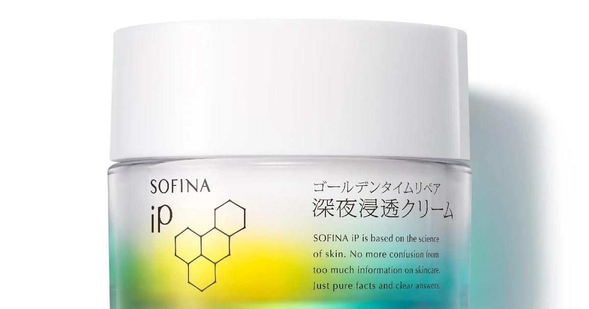 就寝中の簡単うるおいケア。『SOFINA iP』の濃密クリームでハリツヤ肌
