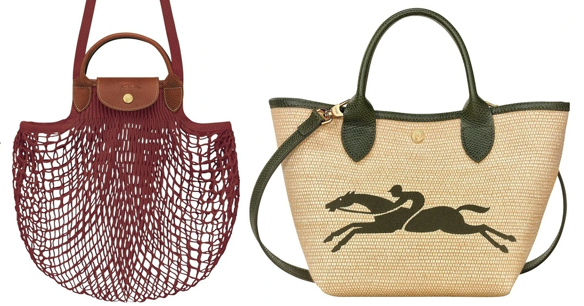 値下げ！美品ロンシャン2023 カゴバック完売カラー