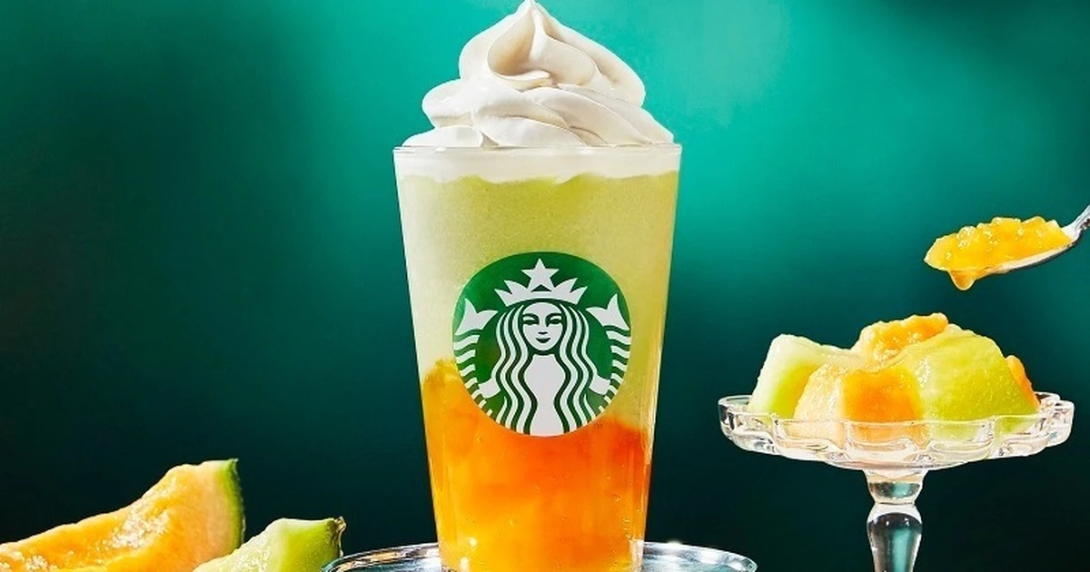 スタバ 新作】究極のメロンフレーバー「GOHOBI メロン フラペチーノ(R