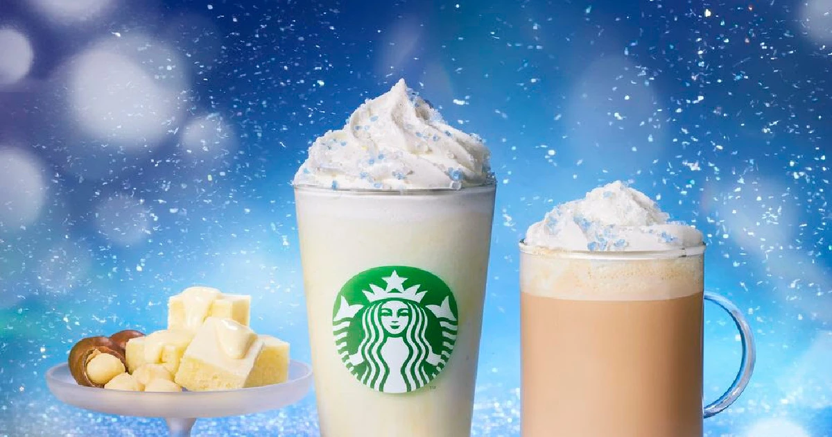 スタバ 新作】#初雪フラペチーノ(R) こと「マカダミア ホワイト