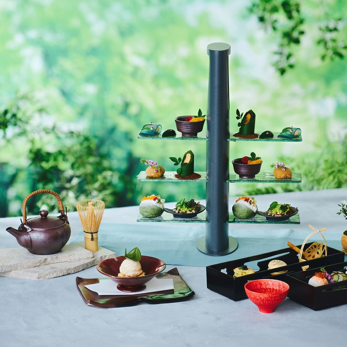【京都】初夏の風を感じる「千の茶会アフタヌーンティー～風薫る茶事～」が登場！