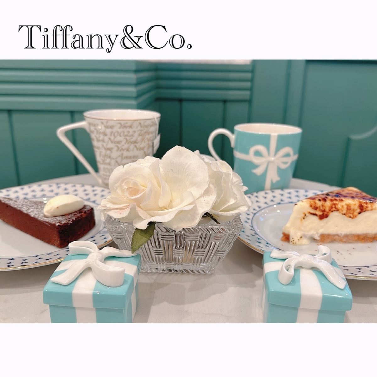 【Tiffany&Co.カフェ】可愛すぎる女子会スポット