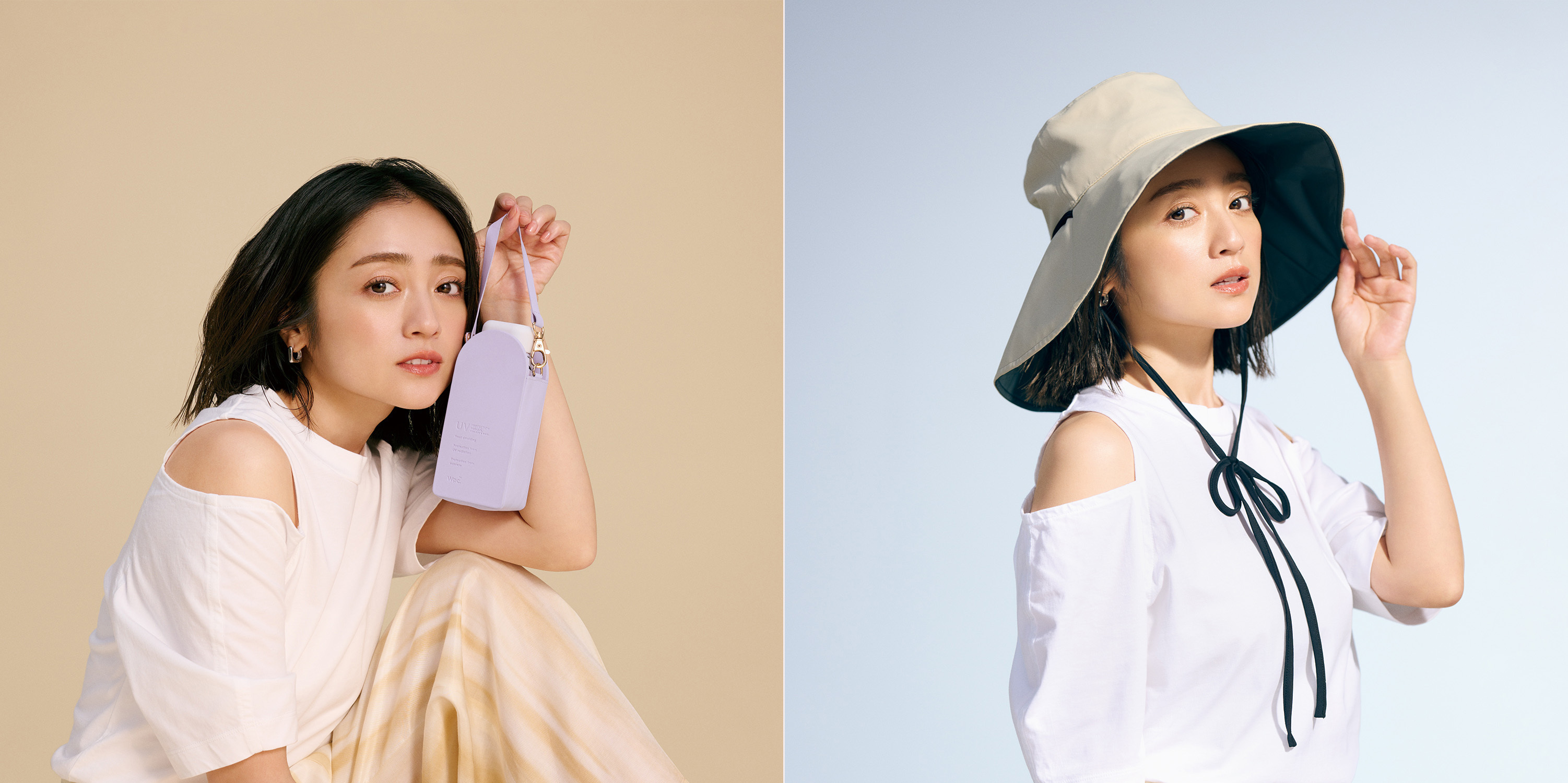 遮光率&UVカット率100%生地を使用した『Wpc.』のコンパクト日傘&かぶる日傘で紫外線対策を始めよう!