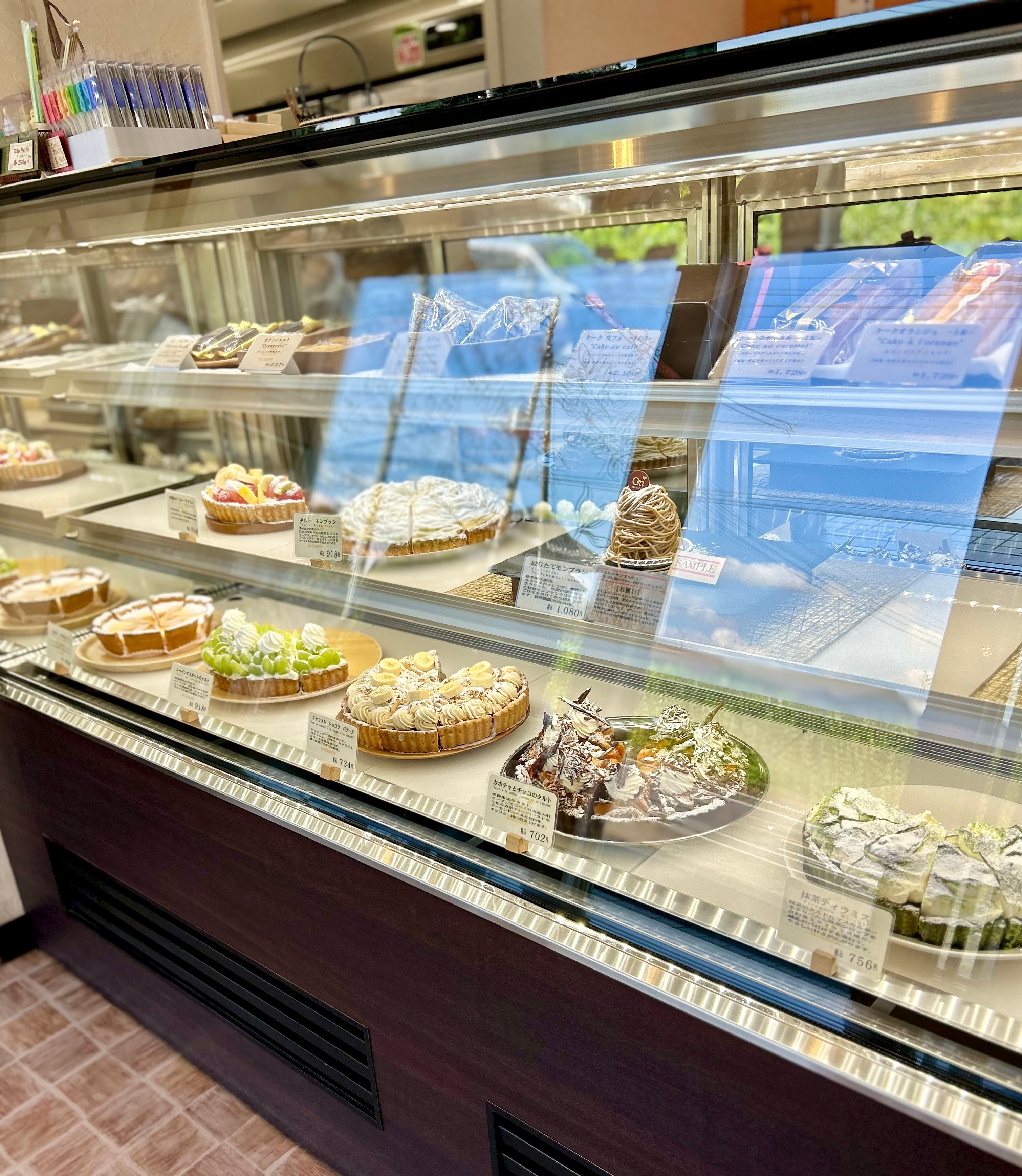 Patisserie On　ショーケース