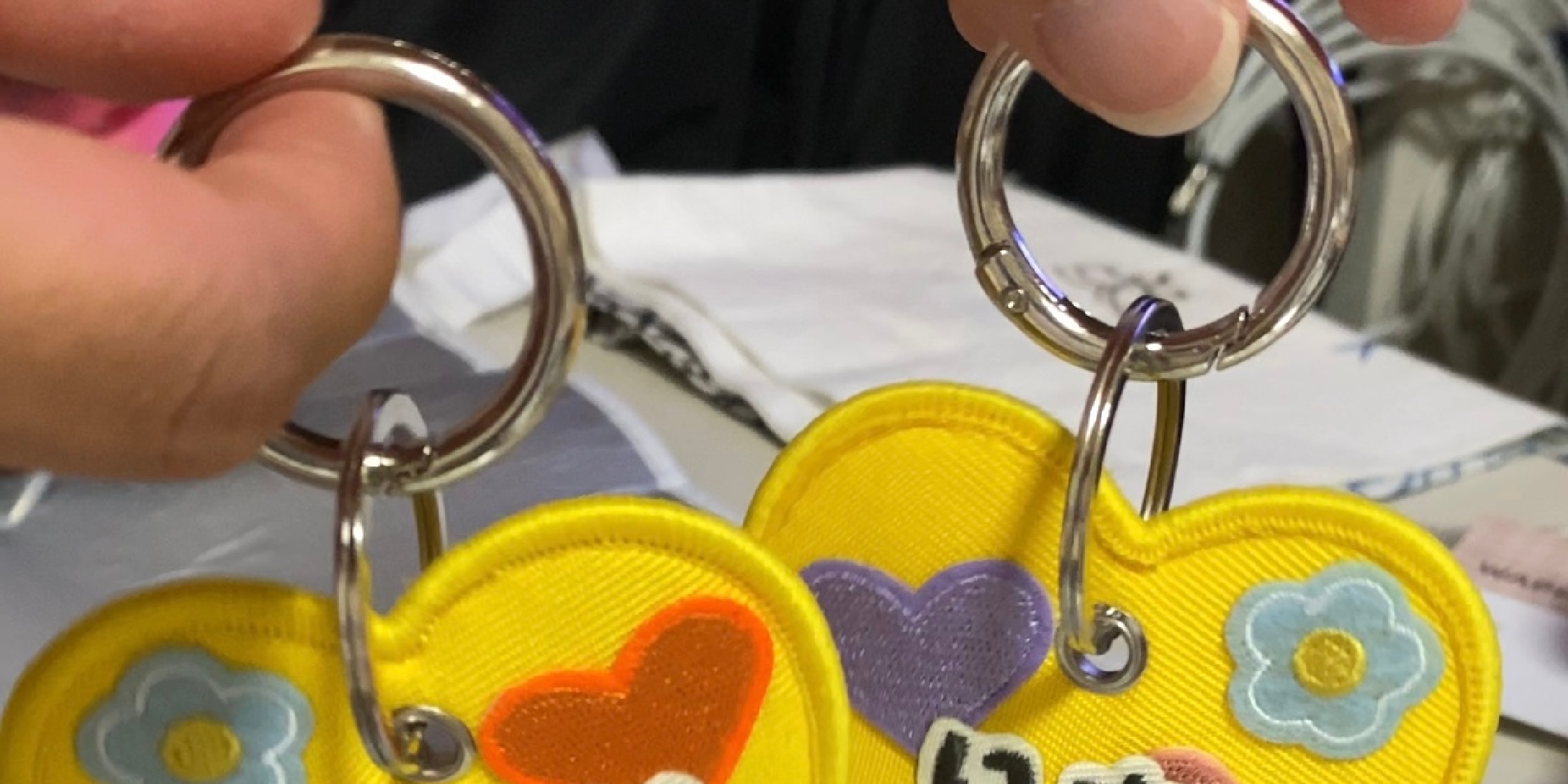 【セリアでワッペンワーク】セリアのグッズで韓国風ワッペンワークしてみた 