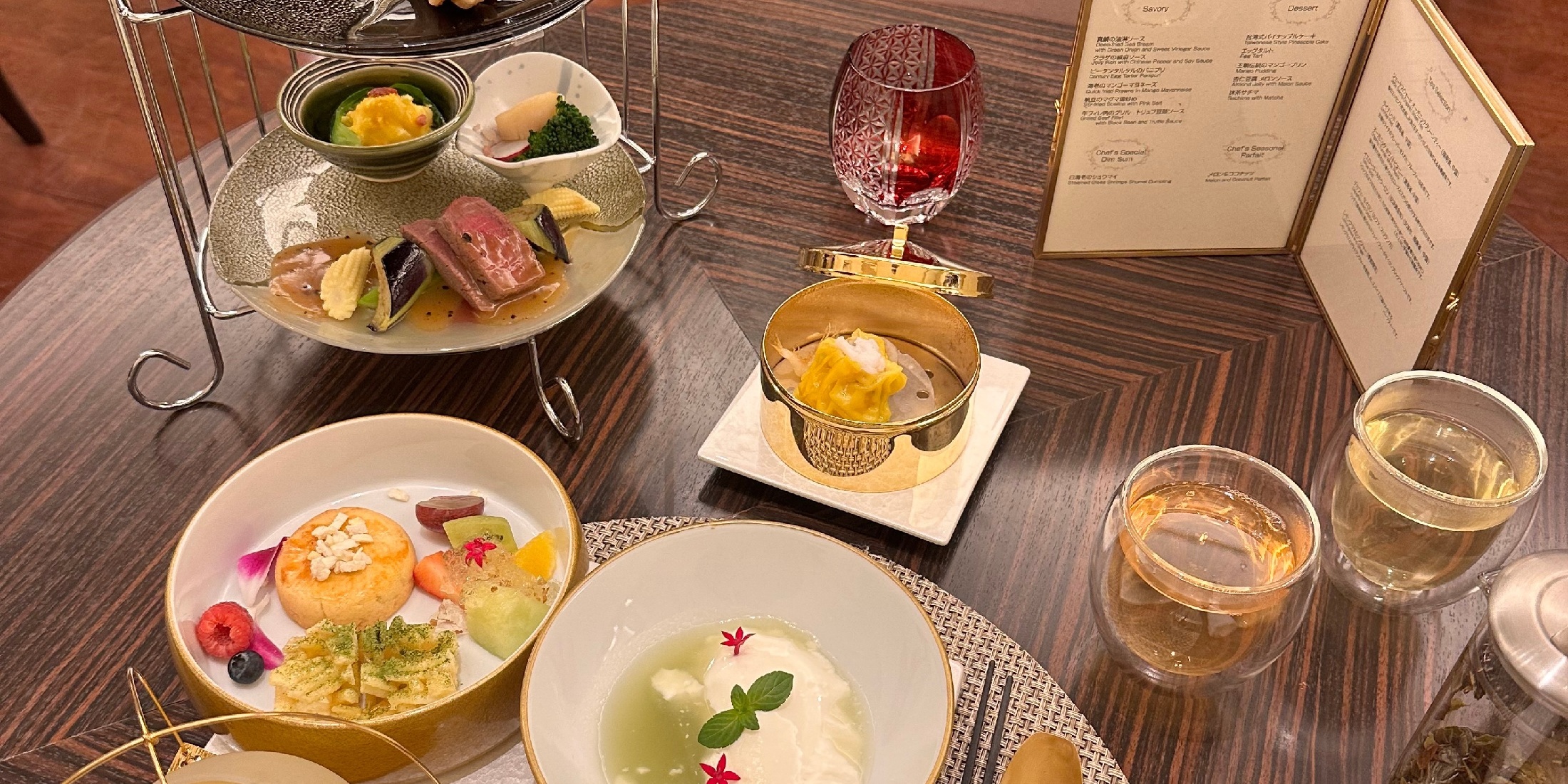 涼しげなチャイニーズアフタヌーンティーで夏を楽しむ♥︎【Hilton東京ベイ】【ヌン活】