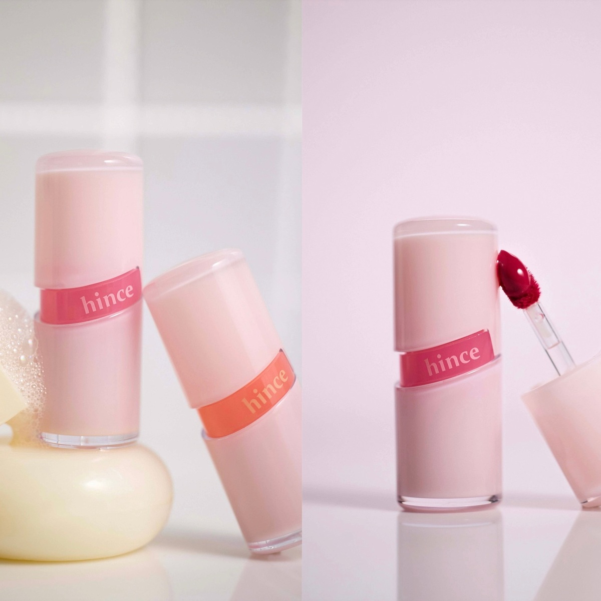 『hince』韓国でバズり中の“石鹸リップ”がついに日本上陸！ふんわりカラー&洗い立ての透明感を！【2025夏新色】