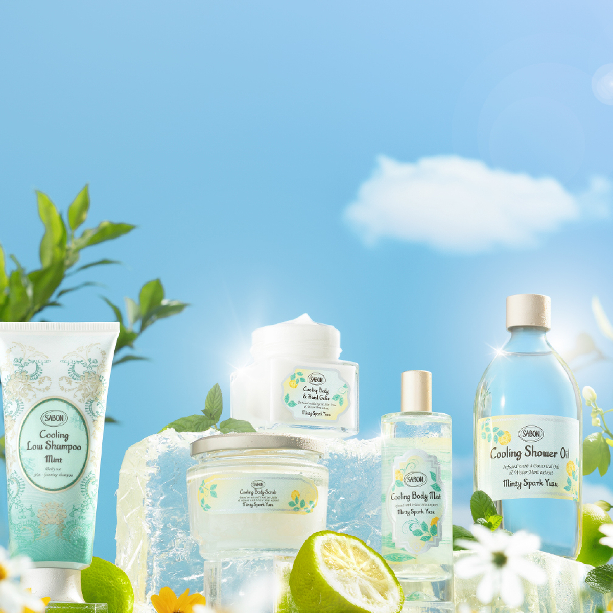心地よい涼感！ 『SABON』の「ミンティスパーク・ユズ コレクション」で夏肌をクールダウン【2025ひんやりコスメ】