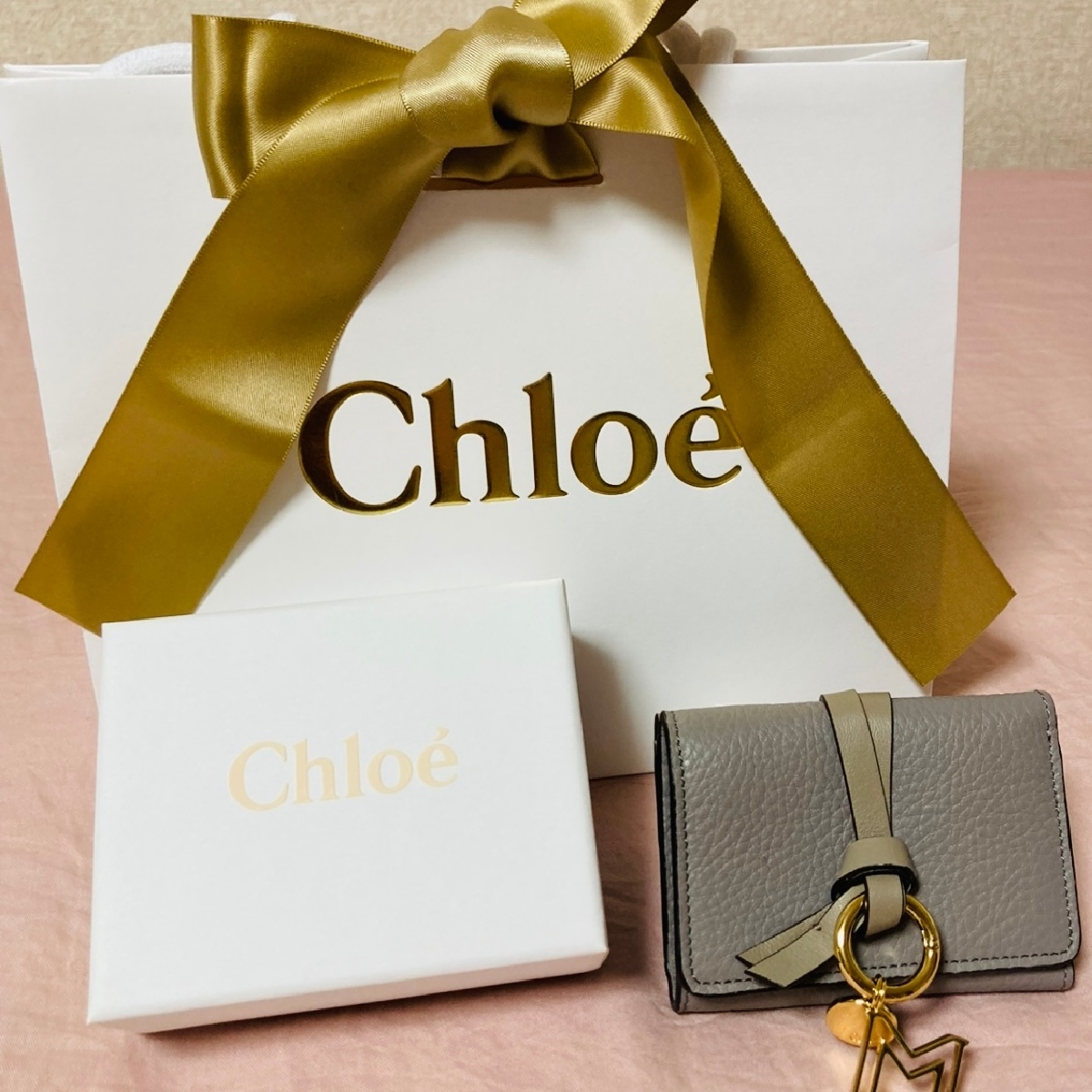 【私の愛用財布】Chloéの“alphabet”三つ折り財布👛