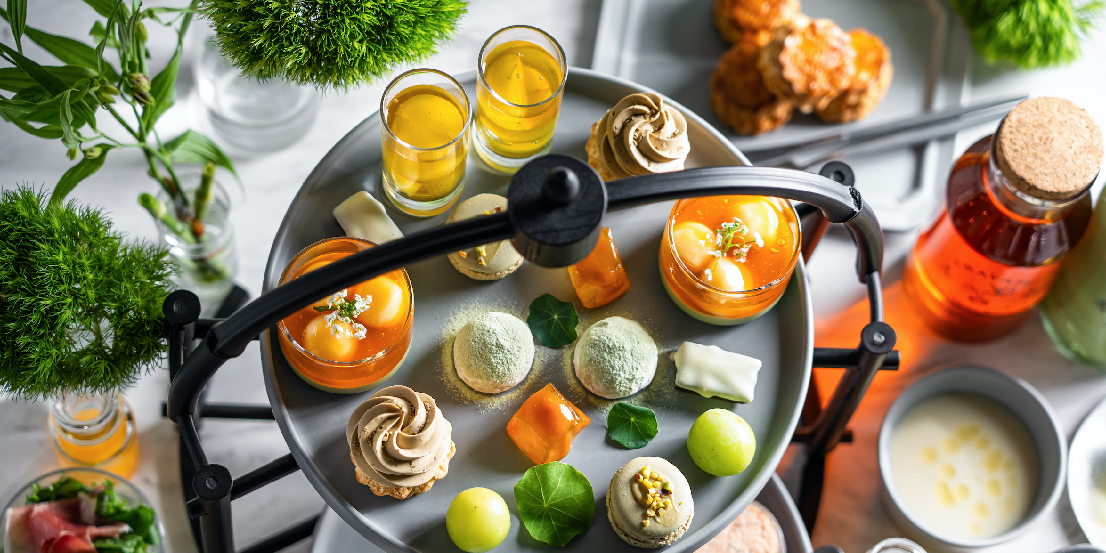 【京都】スコーン食べ放題＆お茶飲み放題　夏を感じる爽やかな「サニーグロウ・アフタヌーンティー」がCHAVATYでスタート