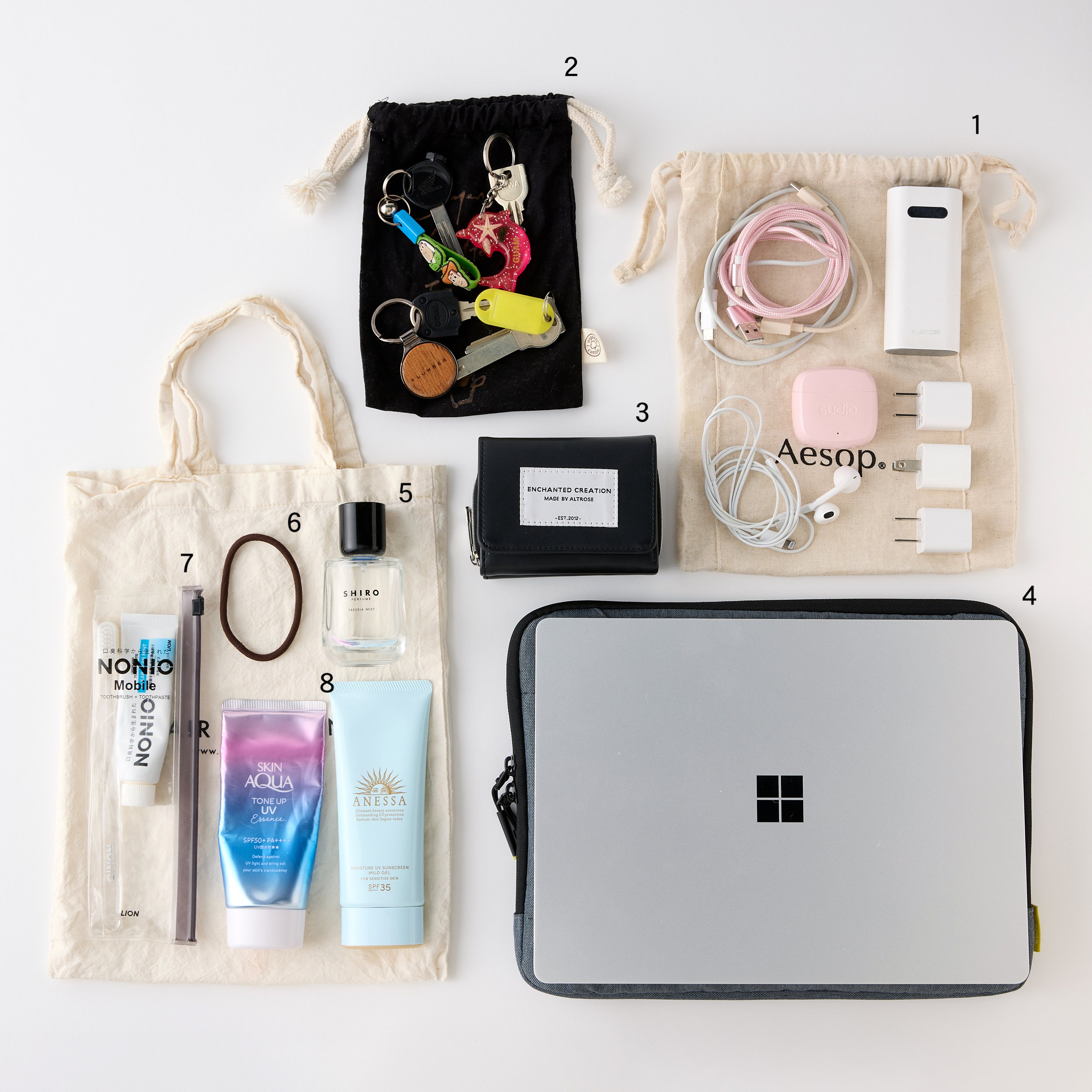 【20代女子のバッグの中身】“二拠点ライフ”に欠かせない愛用品とは？