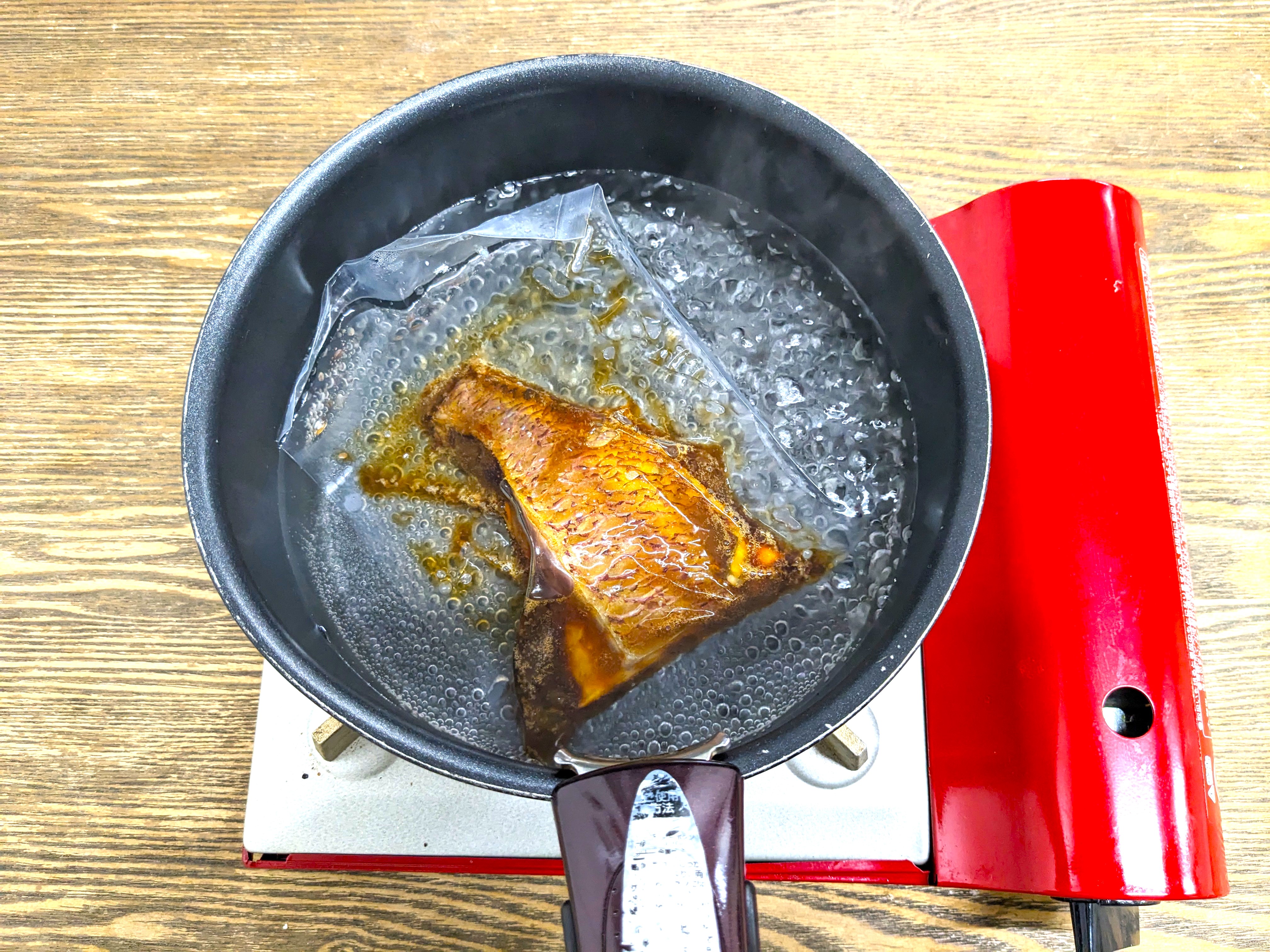 静岡県　マルセイ水産　真鯛の煮付け　調理法　湯煎
