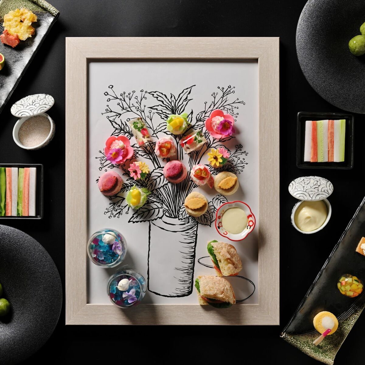 【京都】ザ・プリンス 京都宝ヶ池にて、アフタヌーンティー「Art of Plate 華をかし-絢爛和画-」開催