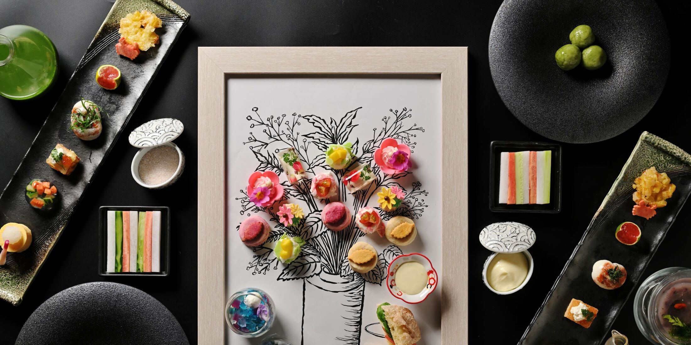 【京都】ザ・プリンス 京都宝ヶ池にて、アフタヌーンティー「Art of Plate 華をかし-絢爛和画-」開催