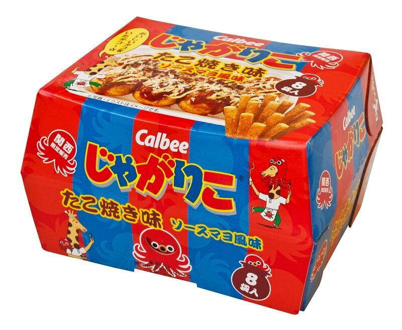 クリックでトリミング 「じゃがりこ 関西限定たこ焼き味」/『カルビー』