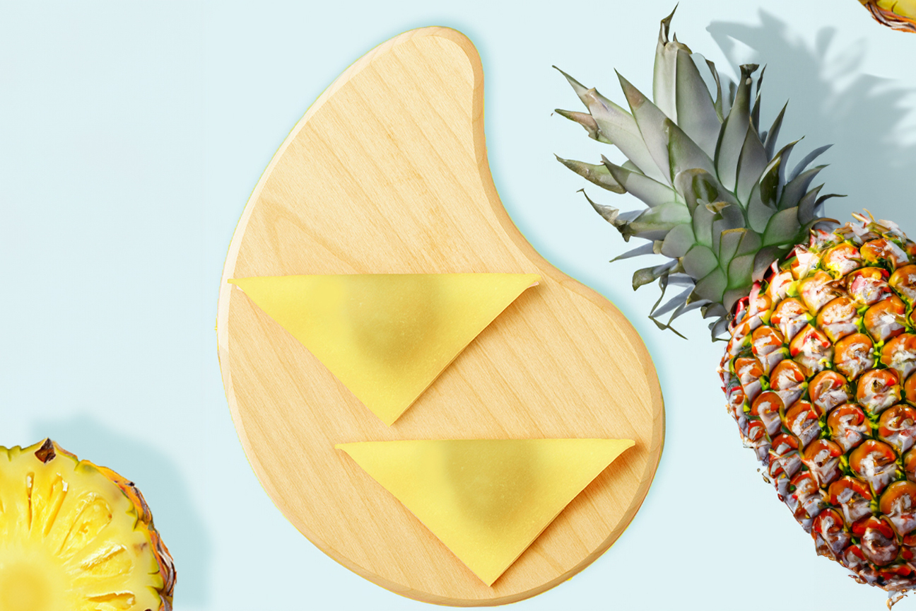 クリックでトリミング 「夕子 パインアメ味」/『社井筒八ッ橋本舗』