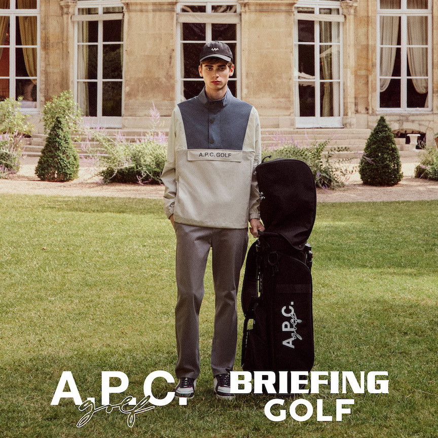 『A.P.C.』のゴルフラインからおしゃれな限定グッズが登場！ 予約受注会スタート