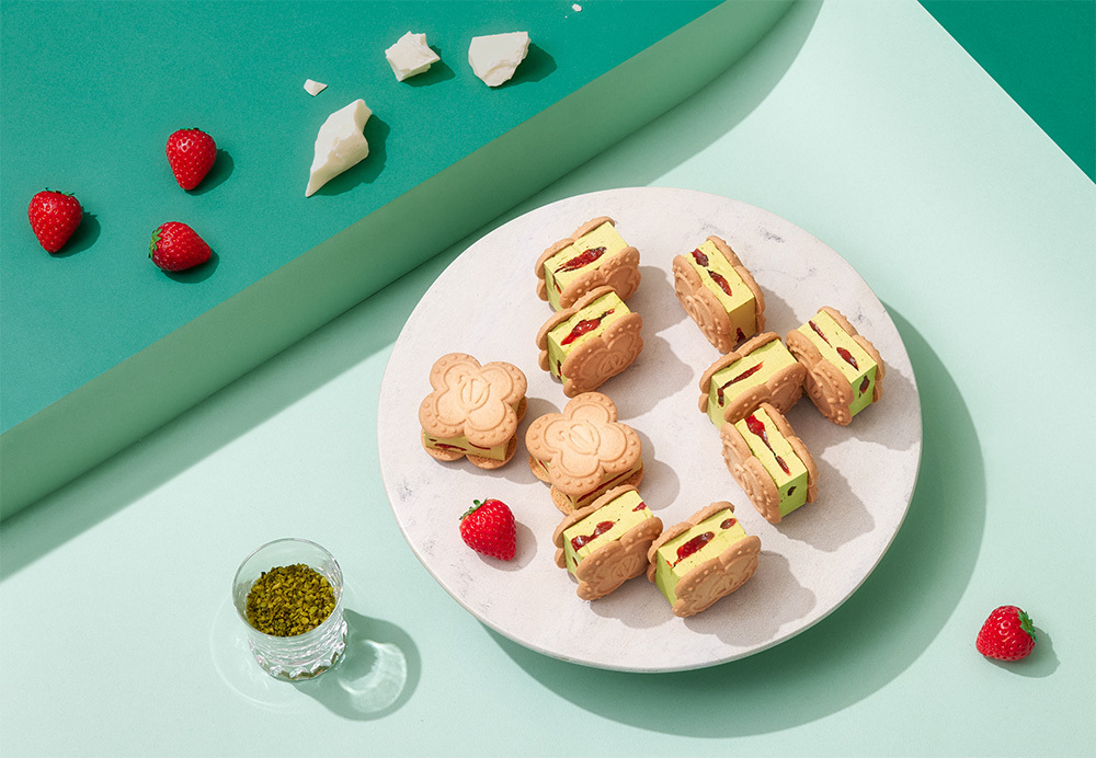 「いちごバターサンド＜ピスタチオ＞」