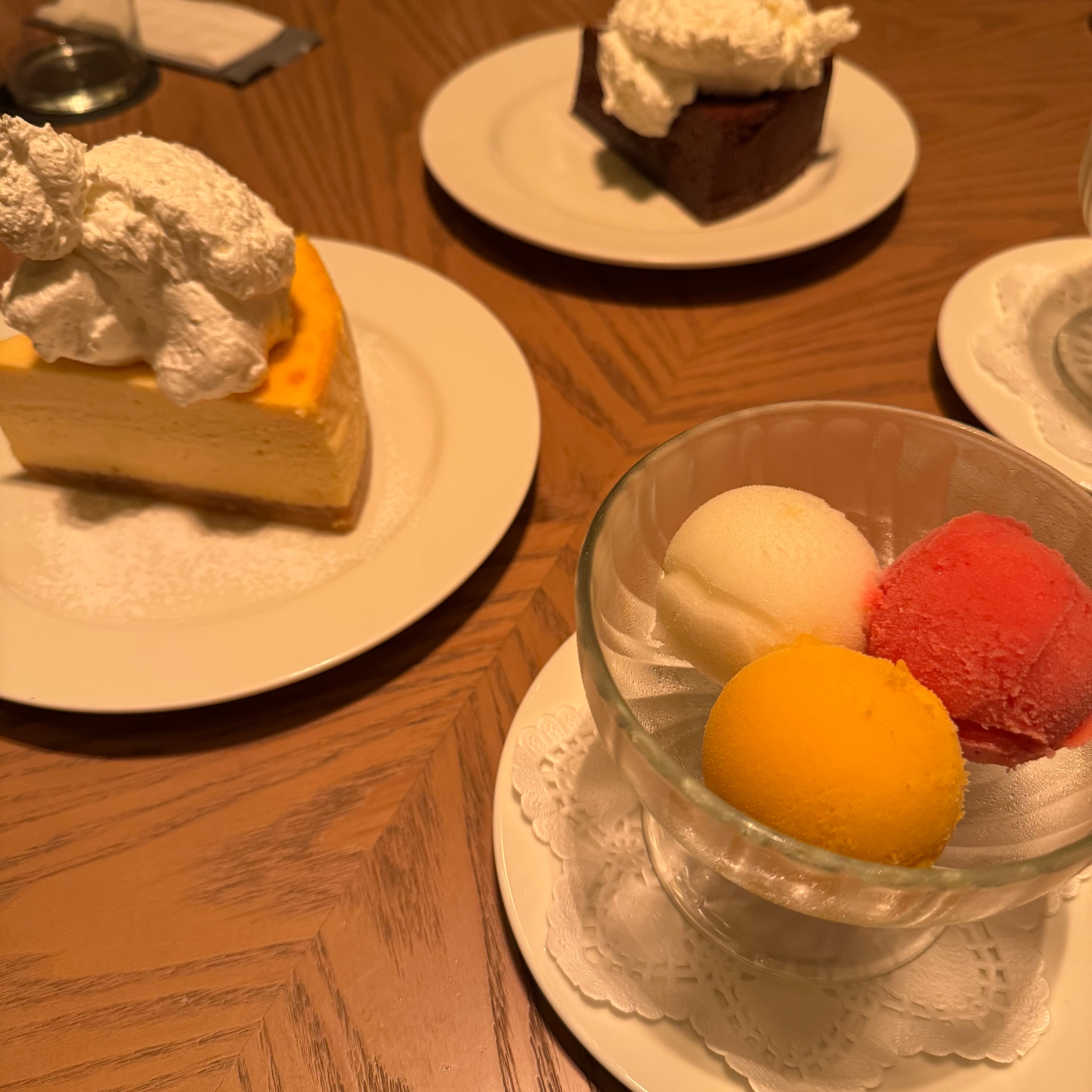 ステーキハウス　ピータールーガーステーキハウス　デザート