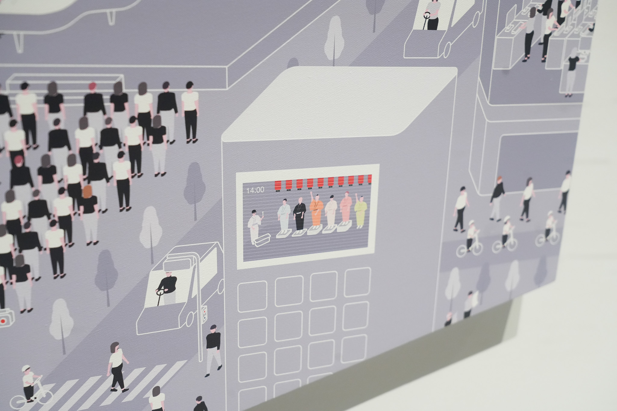 『デザインあ展neo』　すわらない世界　イラスト