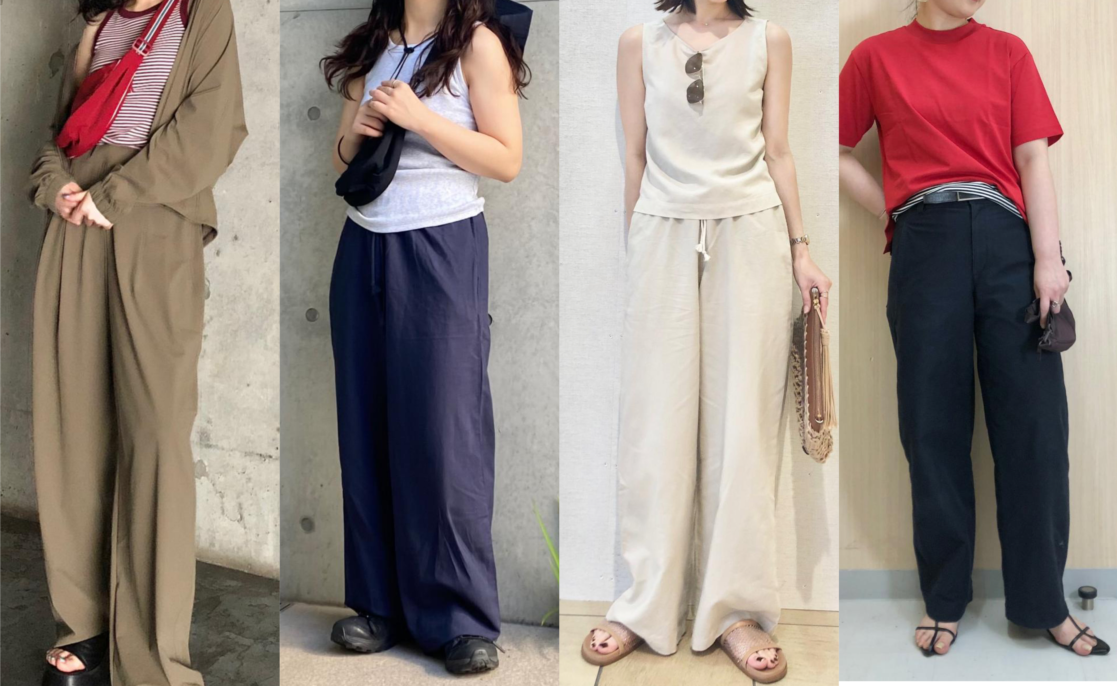 【夏のレジャーコーデ7選】UVカット＆汗対策はユニクロの機能性アイテムが使える！