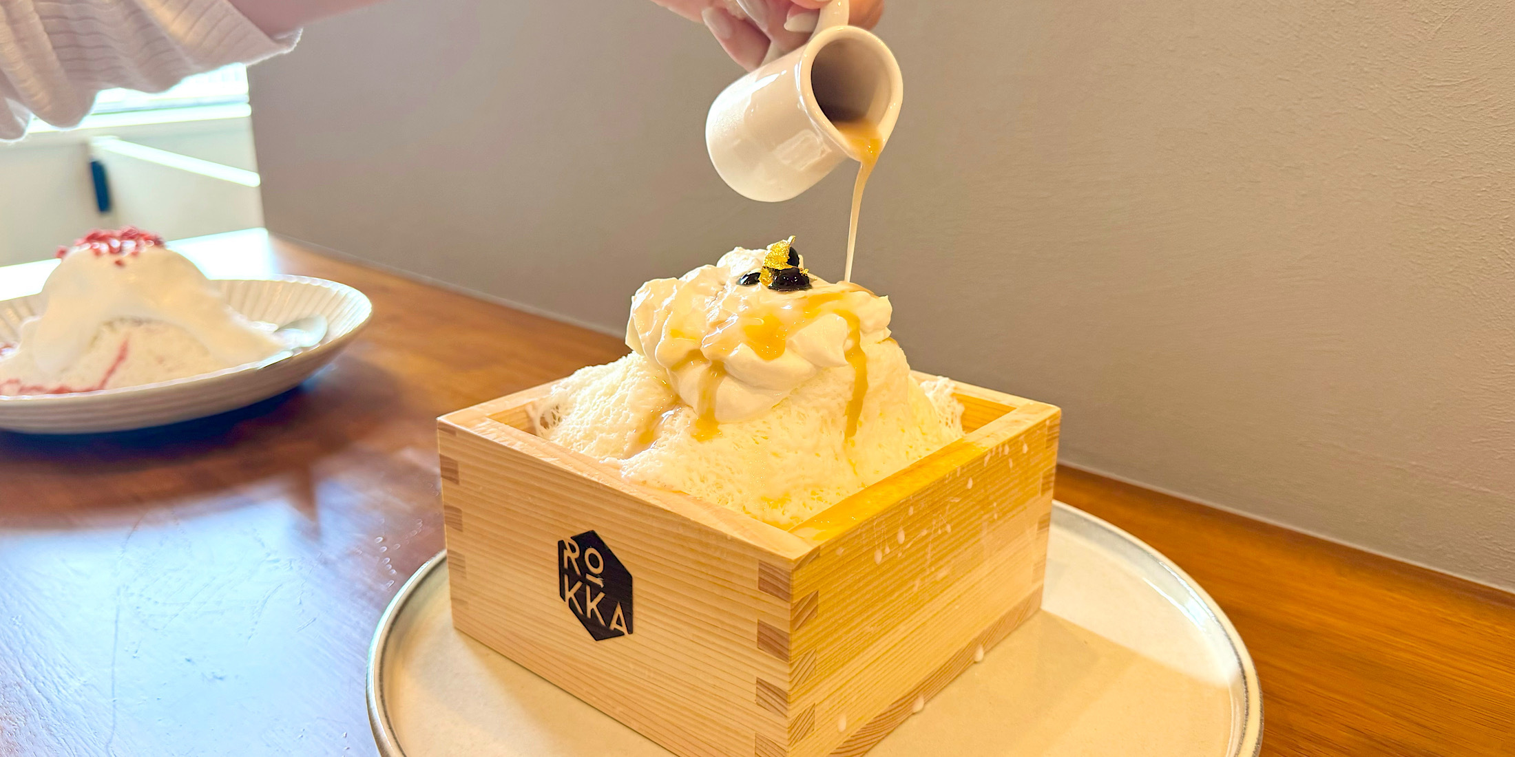 【福井】韓国発祥のかき氷 ふわふわ雪のような甘い口どけ“糸ピンス”《ROKKA》