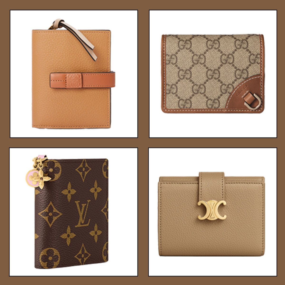 ハイブランドで選ぶ「ブラウン財布」4選。堅実さとしゃれ感を叶えるカラー