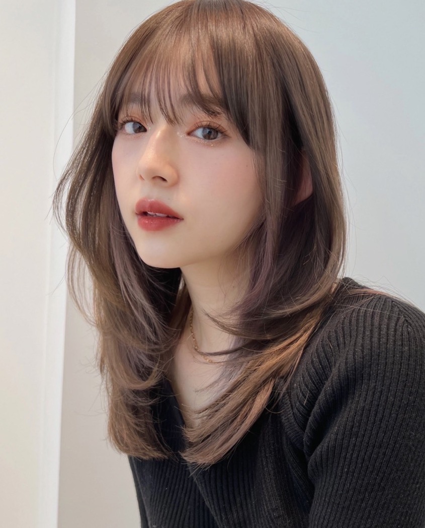 ふんわりが可愛いワンカールレイヤー 正面