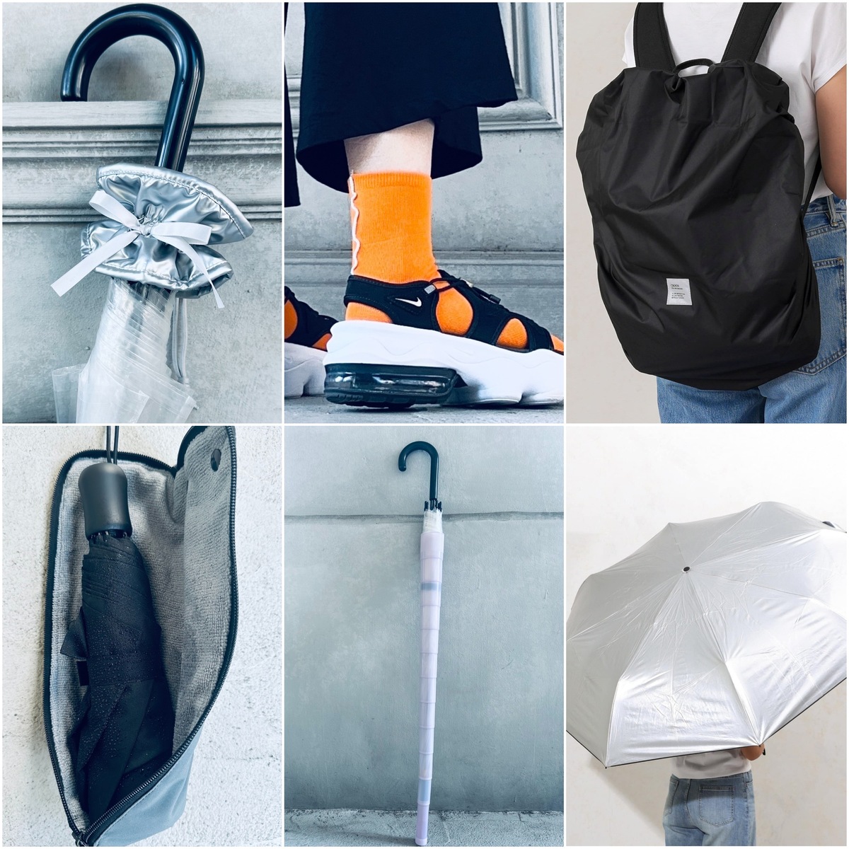【3COINS】雨の日の通勤も安心！ 傘・バッグ・足もと対策を万全にする超便利グッズ6選