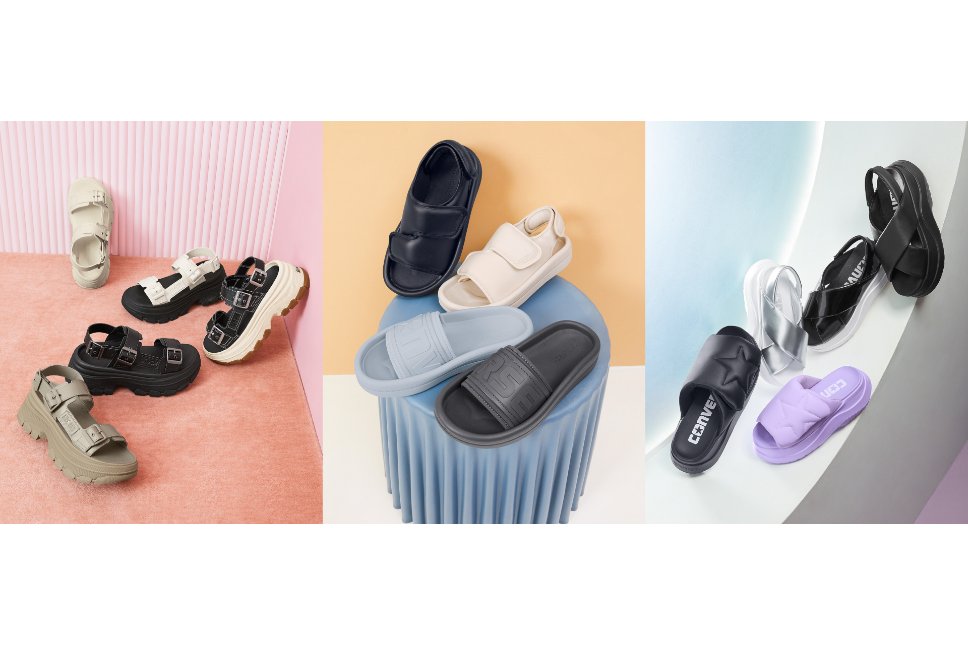 夏の足元を軽やかに盛る！ 『コンバース』厚底スポサン5選