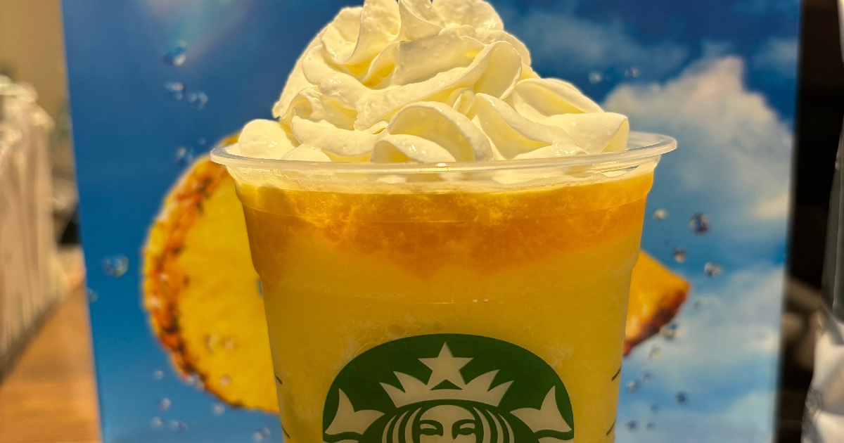 スタバ新作】9日間限定！シトラス果肉でより爽やかに！サンセット