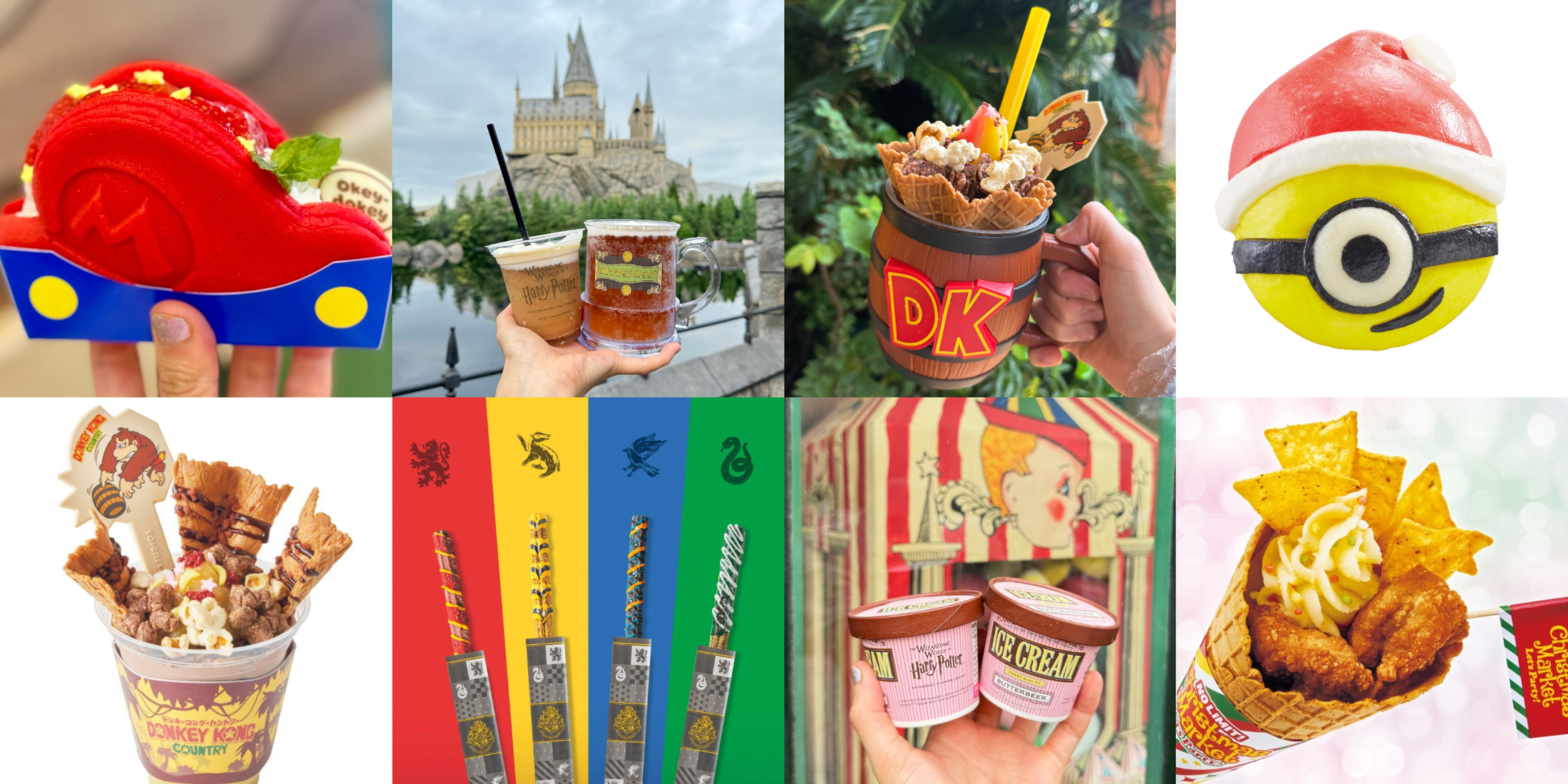 【USJ】食べ歩きグルメ&ドリンクおすすめ41選！ ドンキーコングなど2024冬最新メニュー
