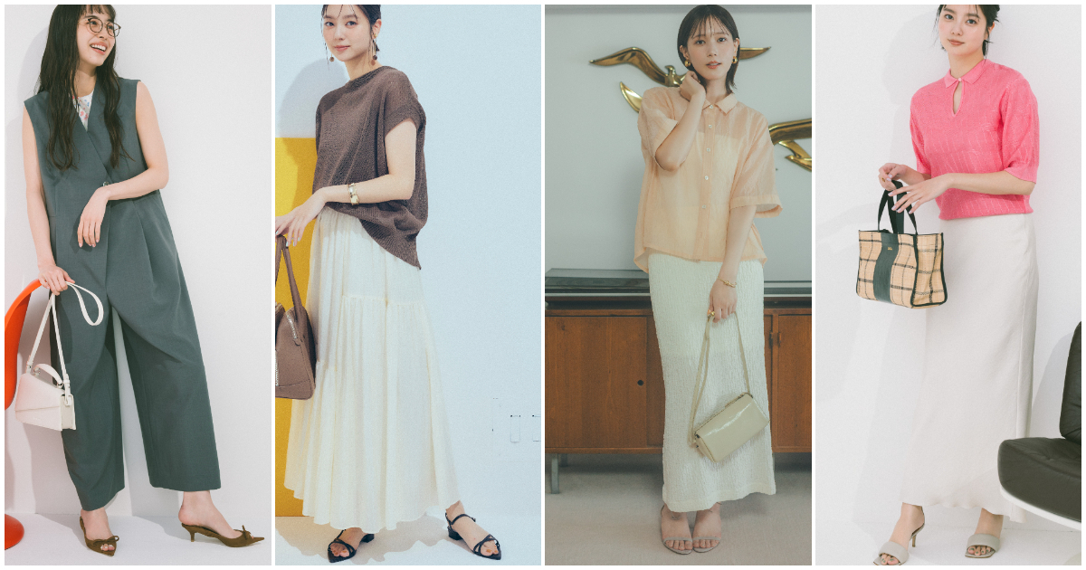 2025最新サンダルコーデ8選。ローヒールの華奢デザインはデートも通勤も！