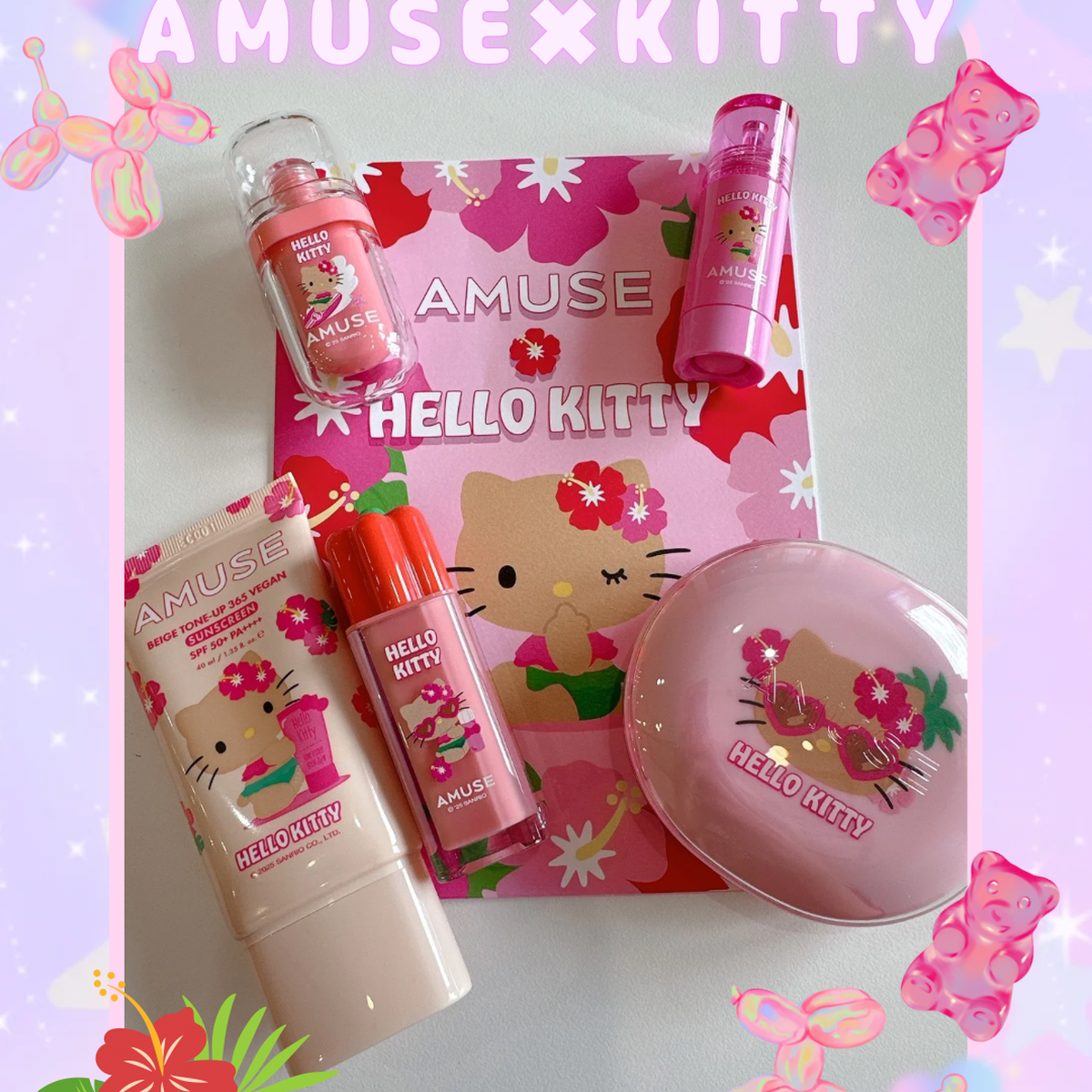 【AMUSE✖︎ハローキティ】ハローキティとアミューズと一緒に心地良いバカンスに出かけてみませんか?