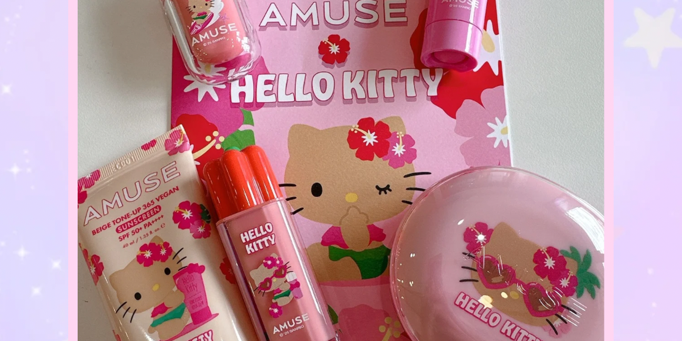 【AMUSE✖︎ハローキティ】ハローキティとアミューズと一緒に心地良いバカンスに出かけてみませんか?